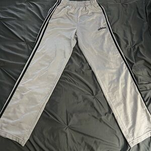 Men’s small silver adidas’s sweatpants